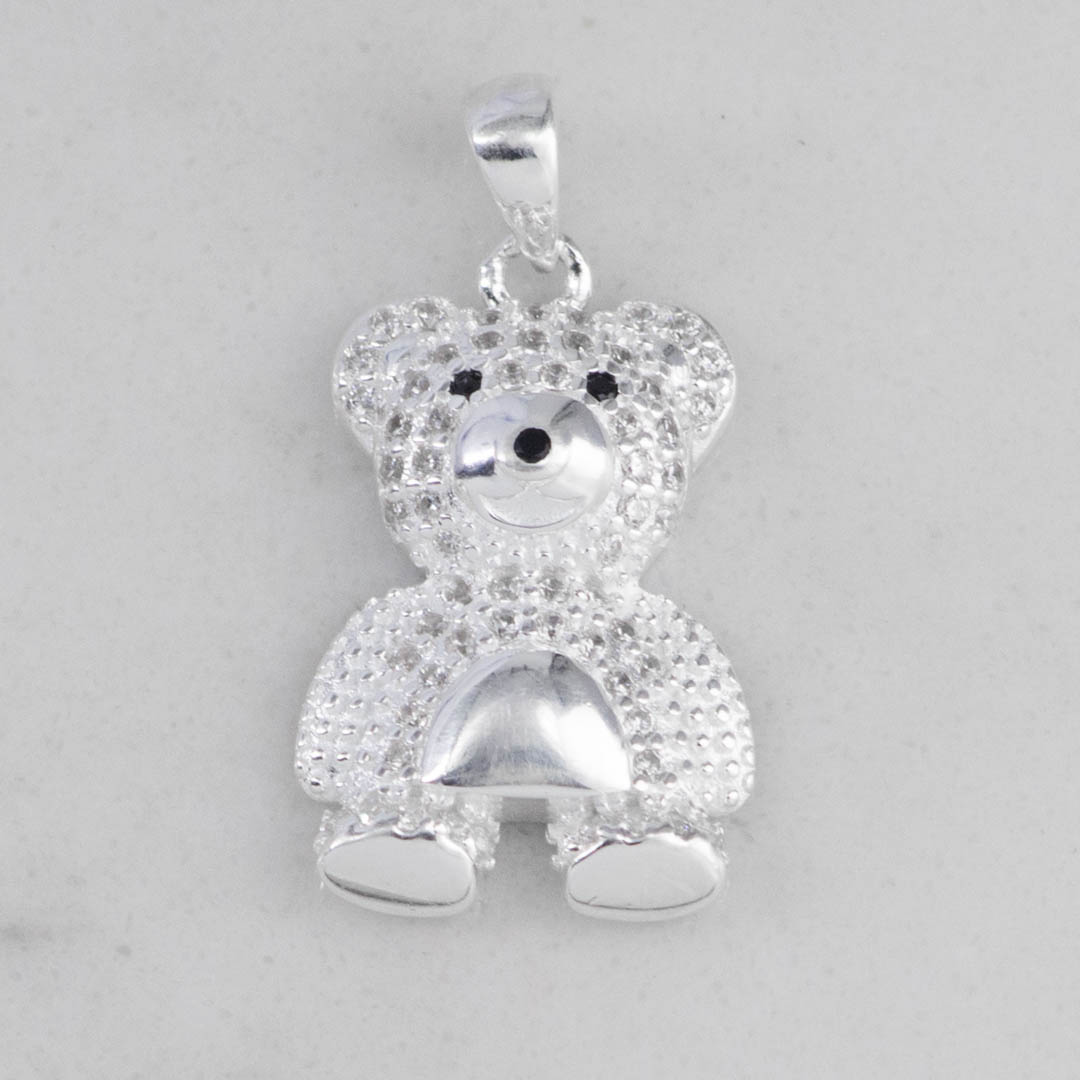 DIJE OSO RELIEVE CIRCONES