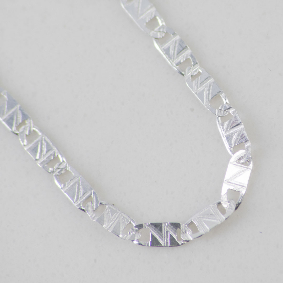 PULSERA PLACA ESCALERA OPACA 3.5MM-16CM