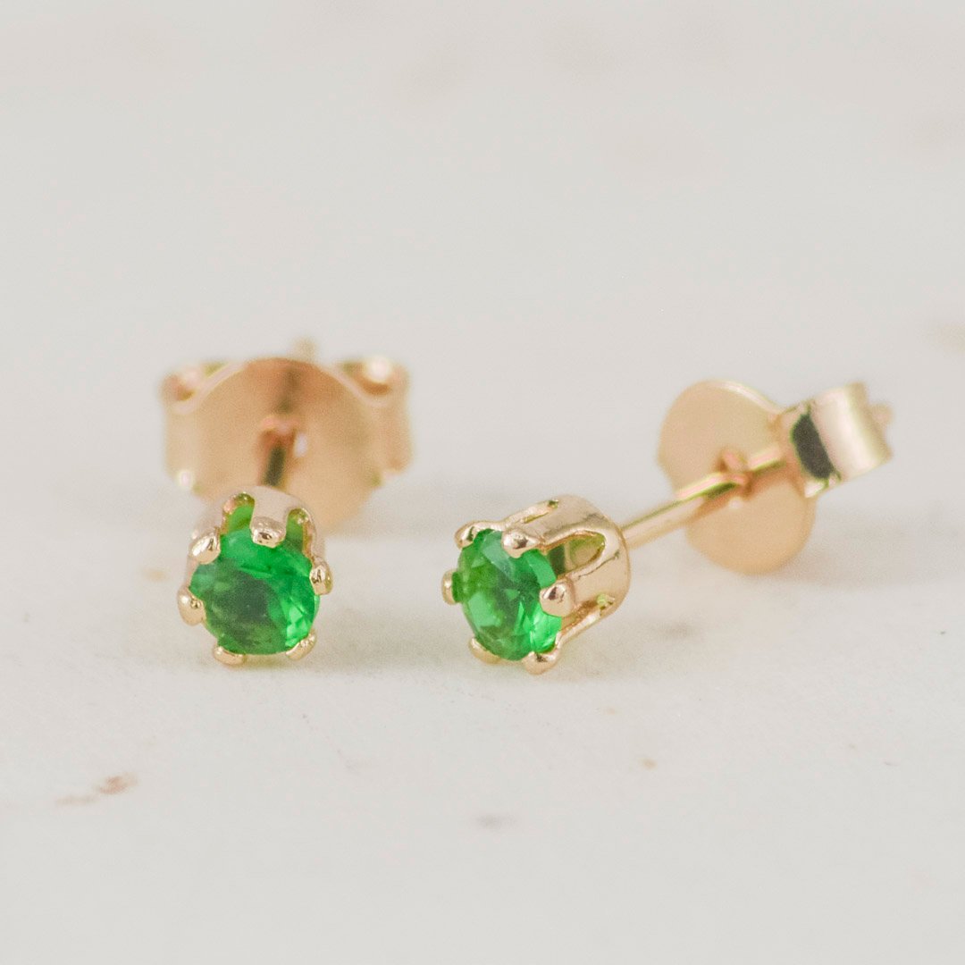 TOPO ESMERALDA REDONDO 6 PUNTOS 3MM